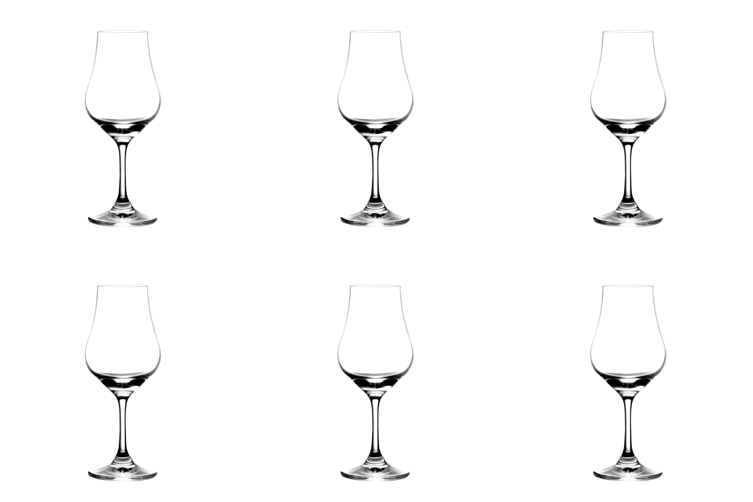 Lot de 6 verres à alcool Eaux de vie