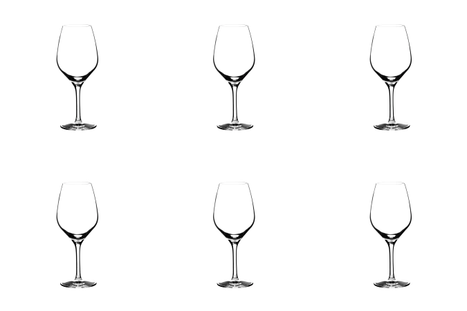 6er Set Excellence Weissweinglas