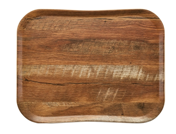 Plateau Versa Century RF Chêne brun 26.5x32.5cm