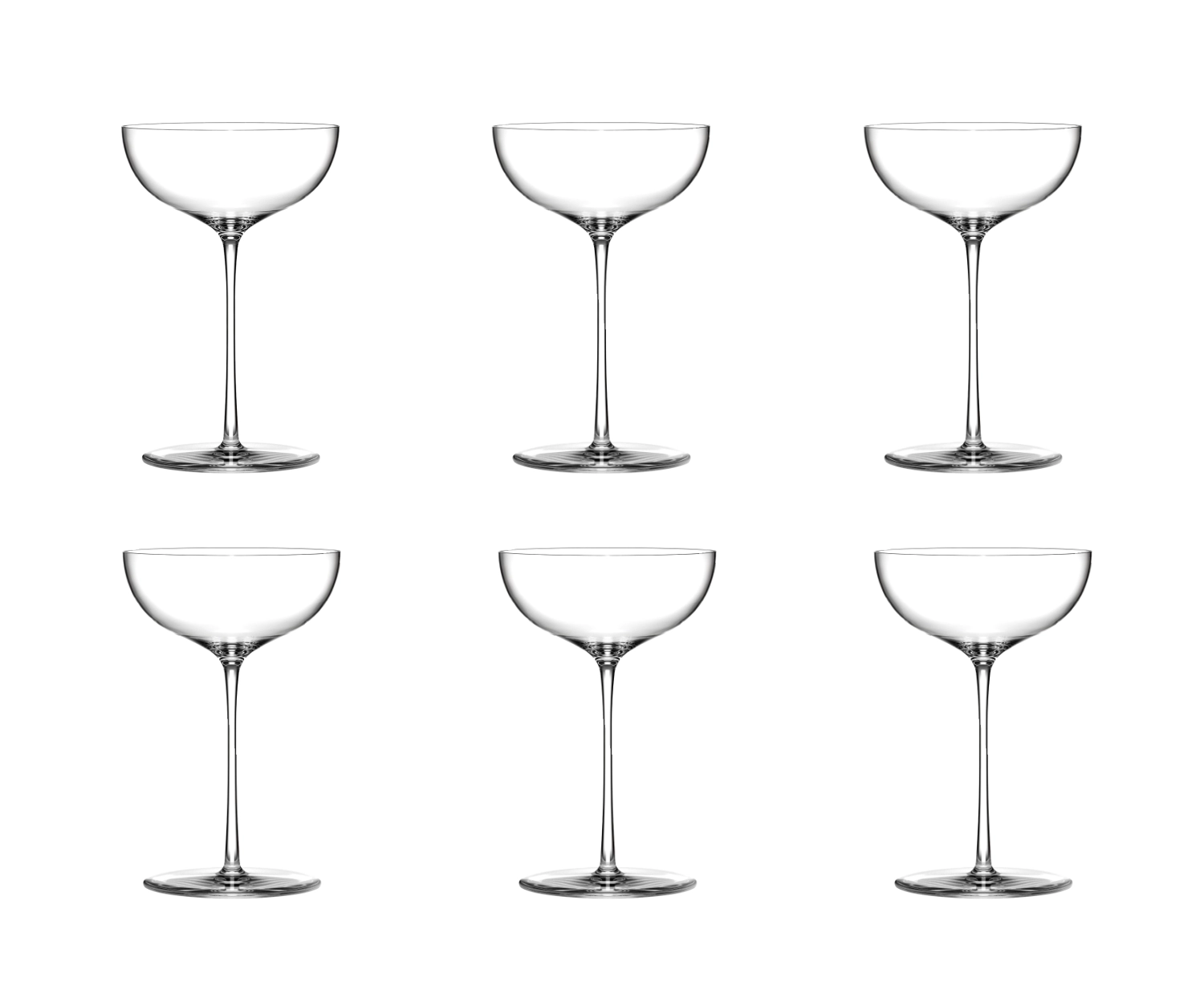 Lot de 6 coupes à cocktail Kyoto Bar 318ml