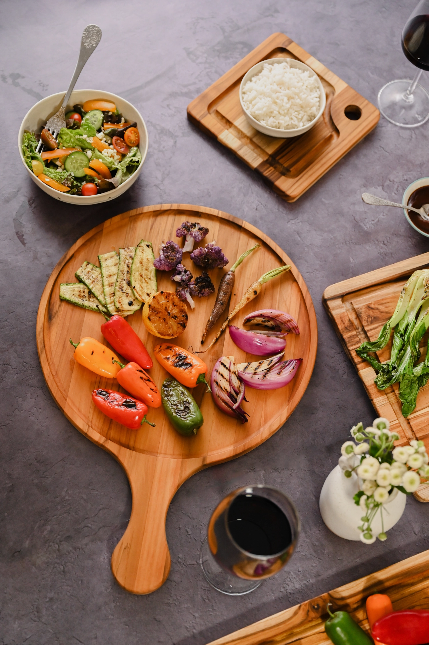 Planche de service marine avec poignée