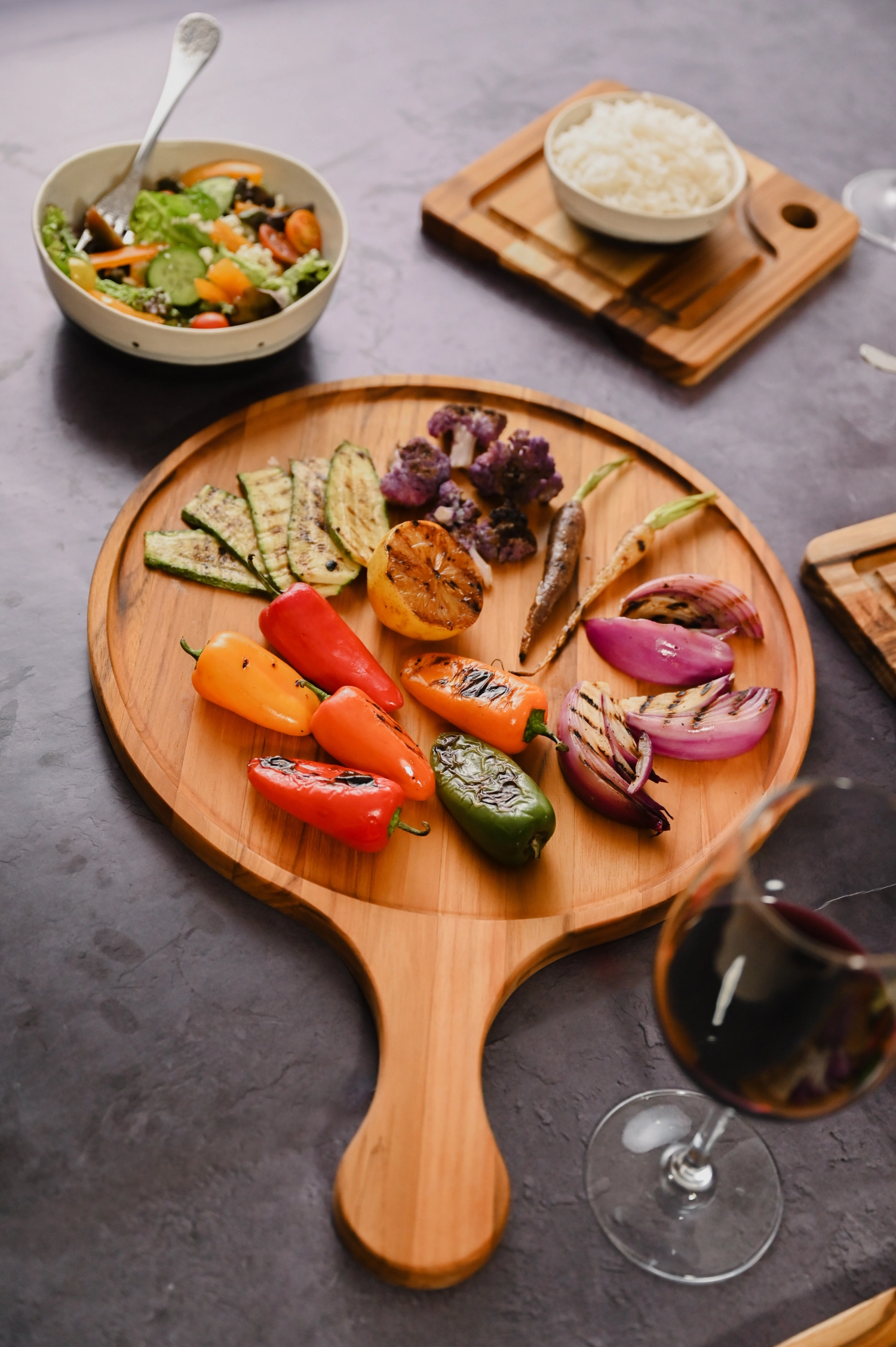 Planche de service marine avec poignée