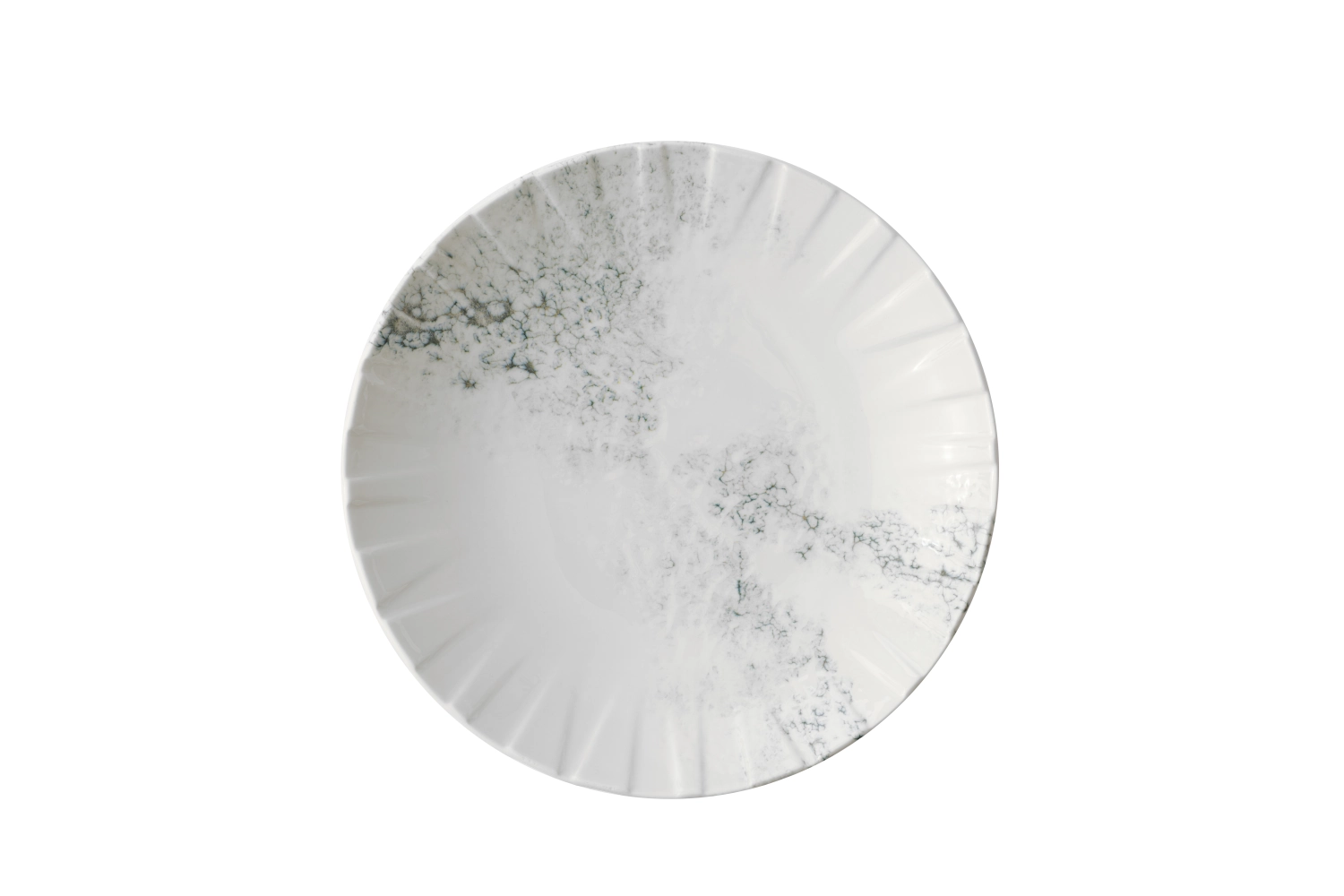 Alchemy Abstract Smoke Grey Coupe assiette creuse