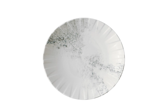 Alchemy Abstract Smoke Grey Coupe assiette creuse