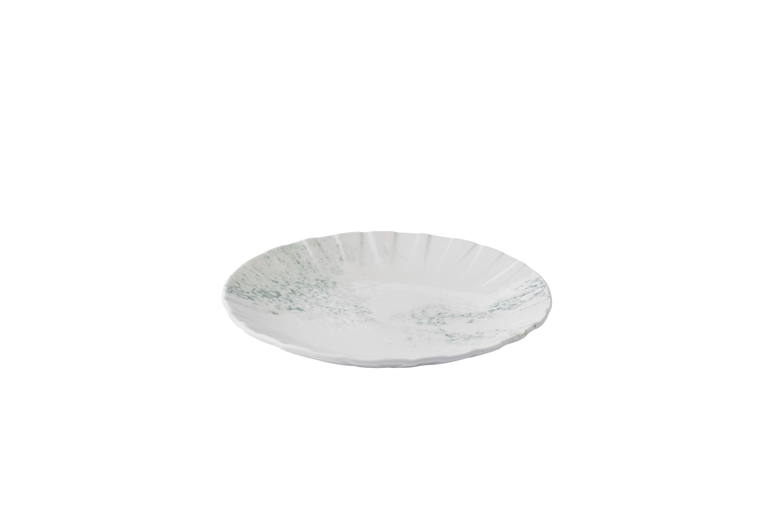 Alchemy Abstract Smoke Grey Coupe Assiette plate