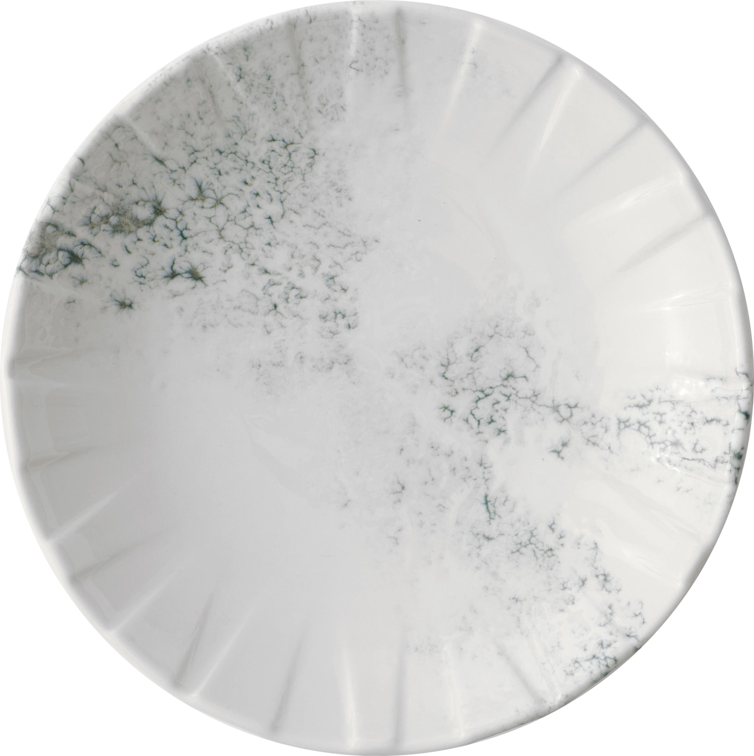 Alchemy Abstract Smoke Grey Coupe assiette creuse