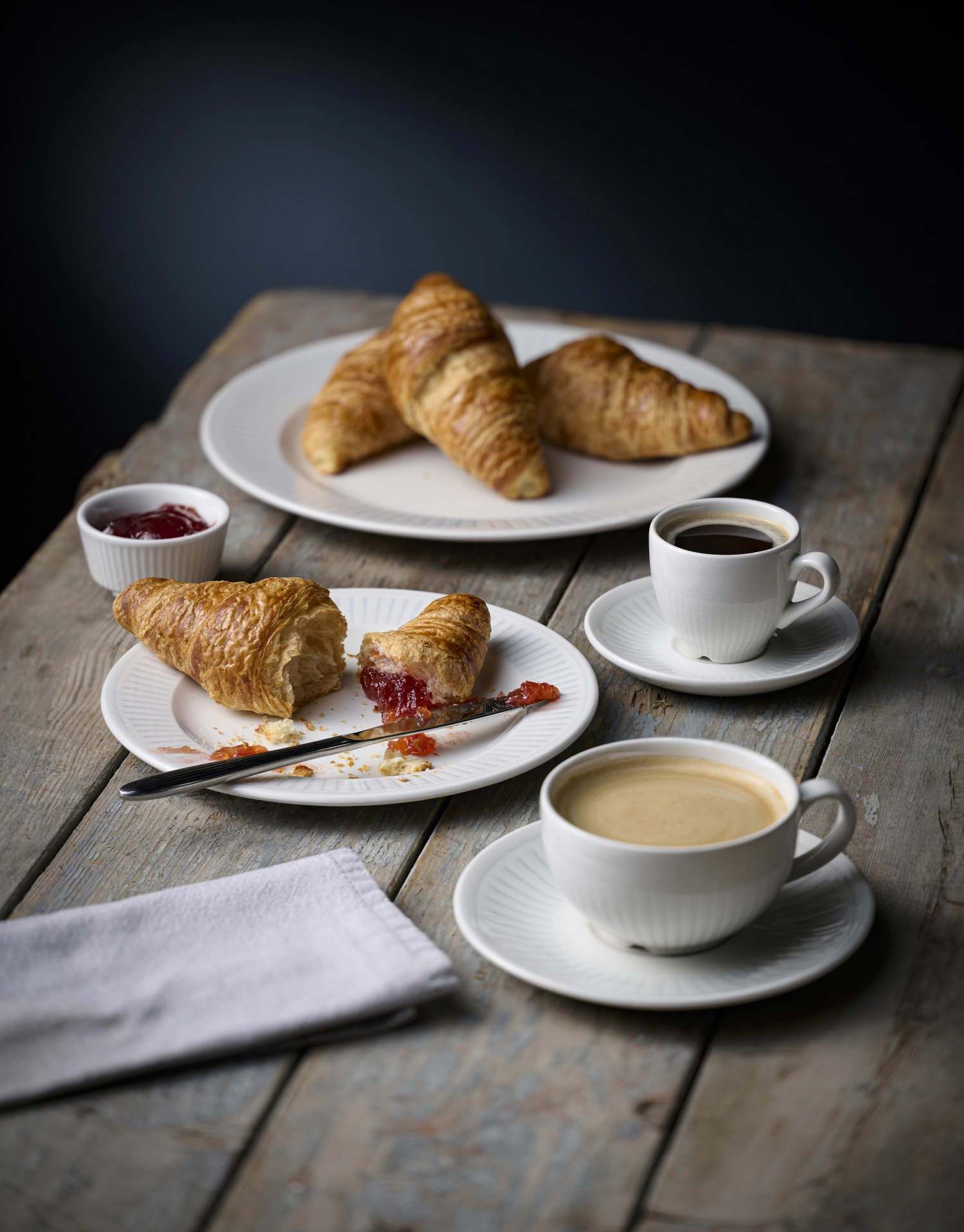Era Grey Assiette plate drapeau