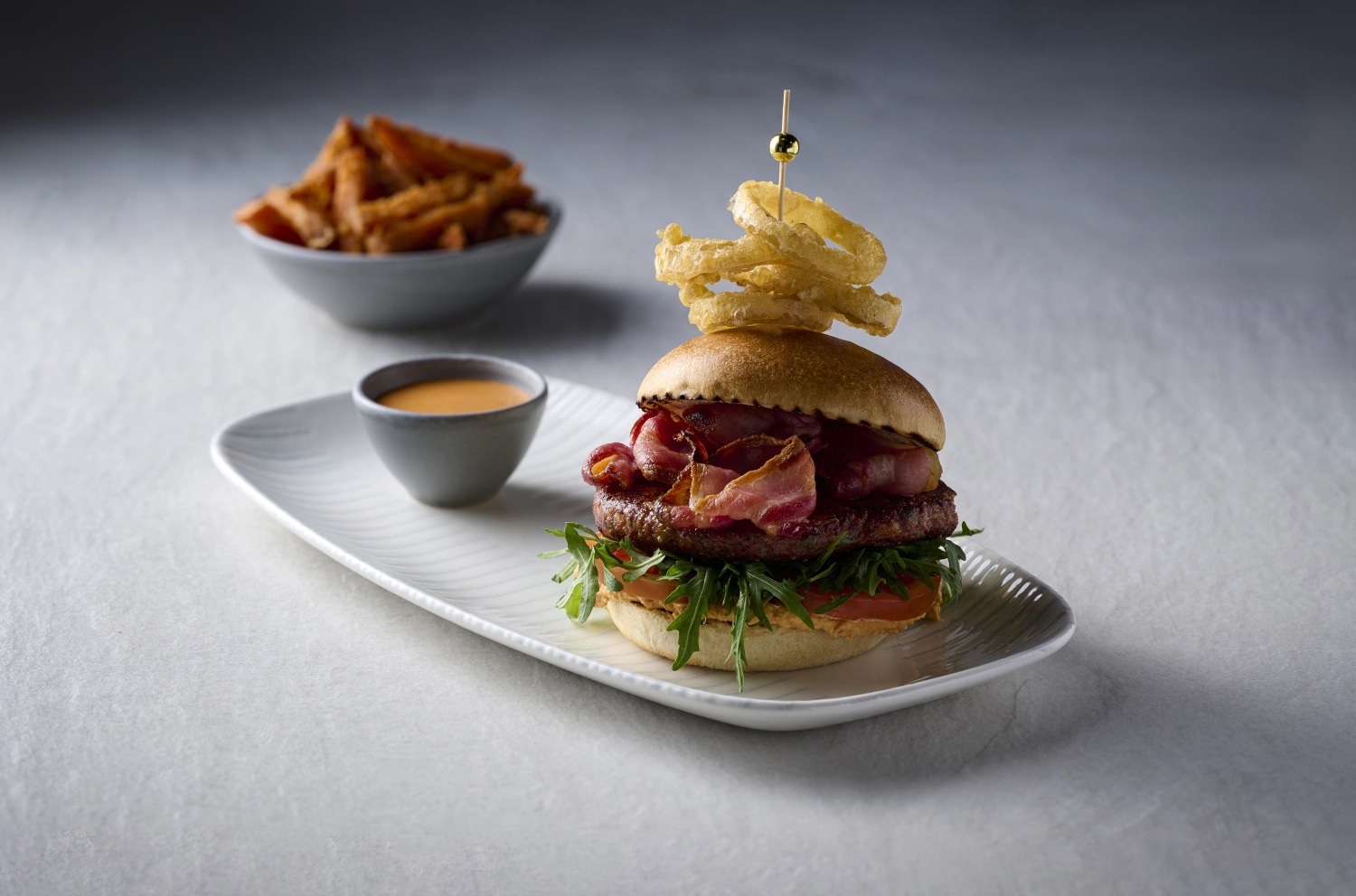 Era Grey Assiette rectangulaire