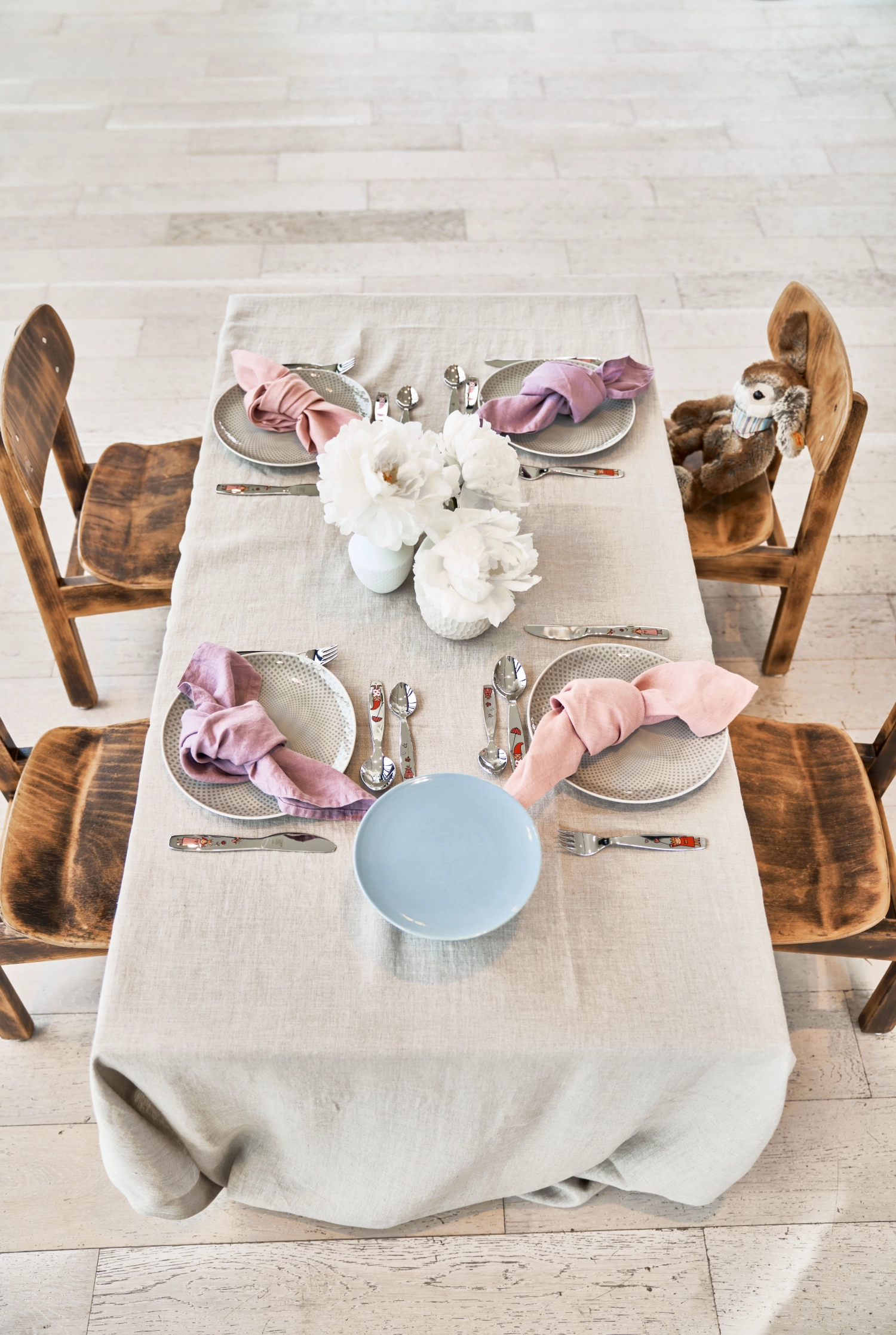 Lot de 4 couvert Emilie pour enfant