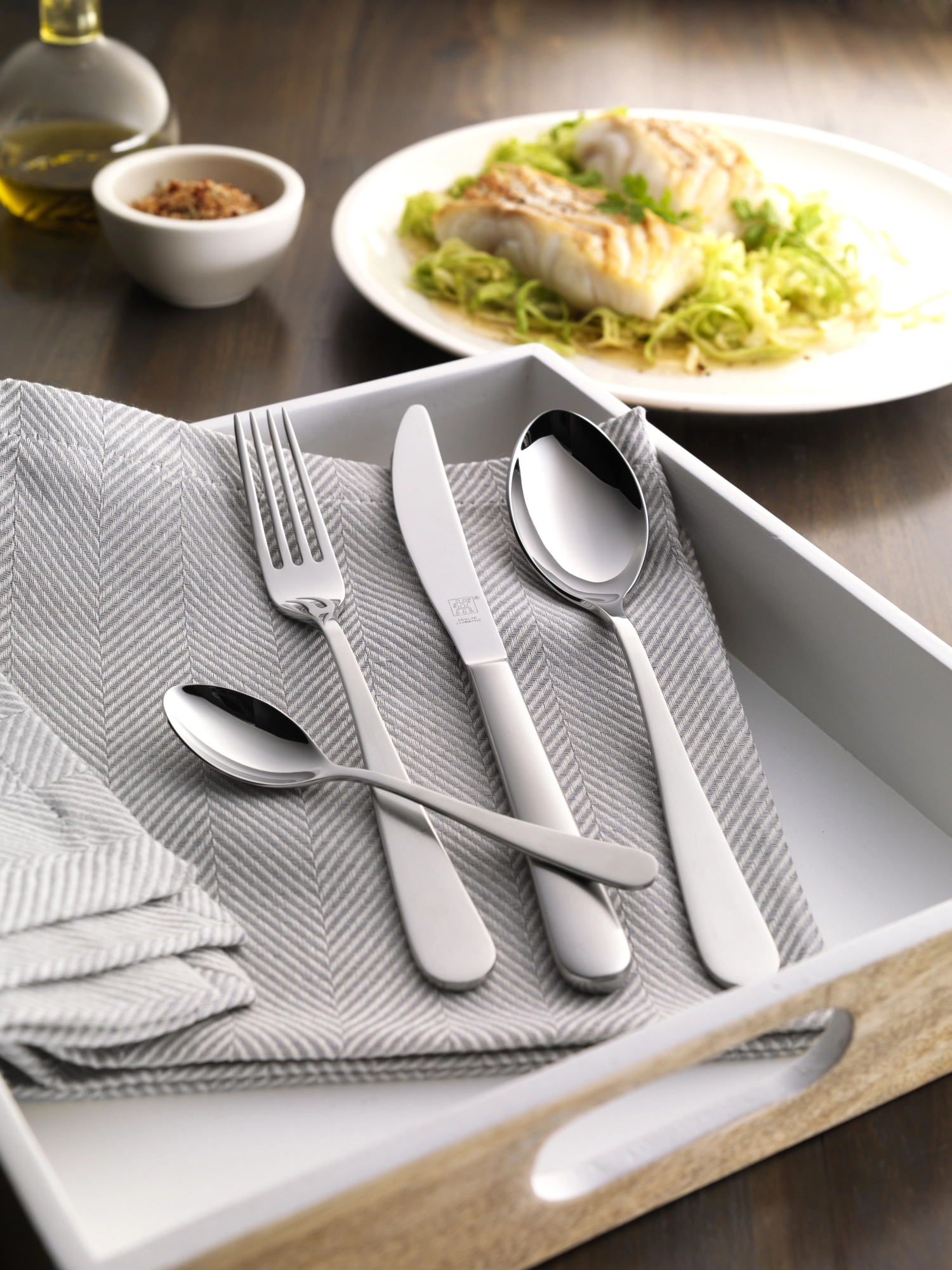 68tlg. Greenwich Menübesteck matt/poliert