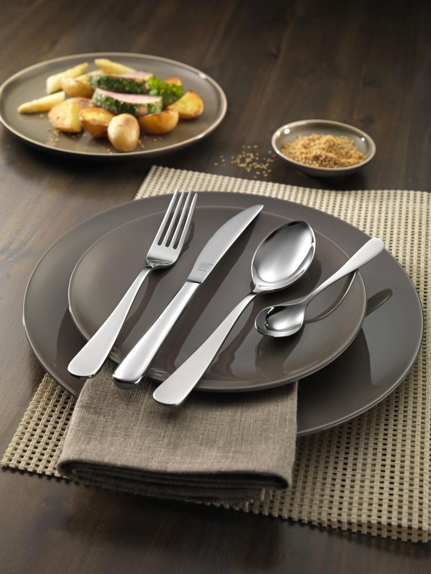 68tlg. Greenwich Menübesteck matt/poliert