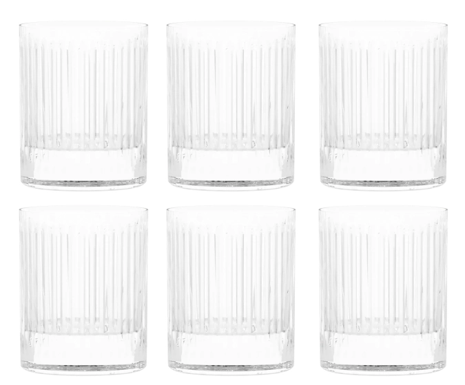 Lot de 6 verres à whisky pur Soho New York Bar 320ml