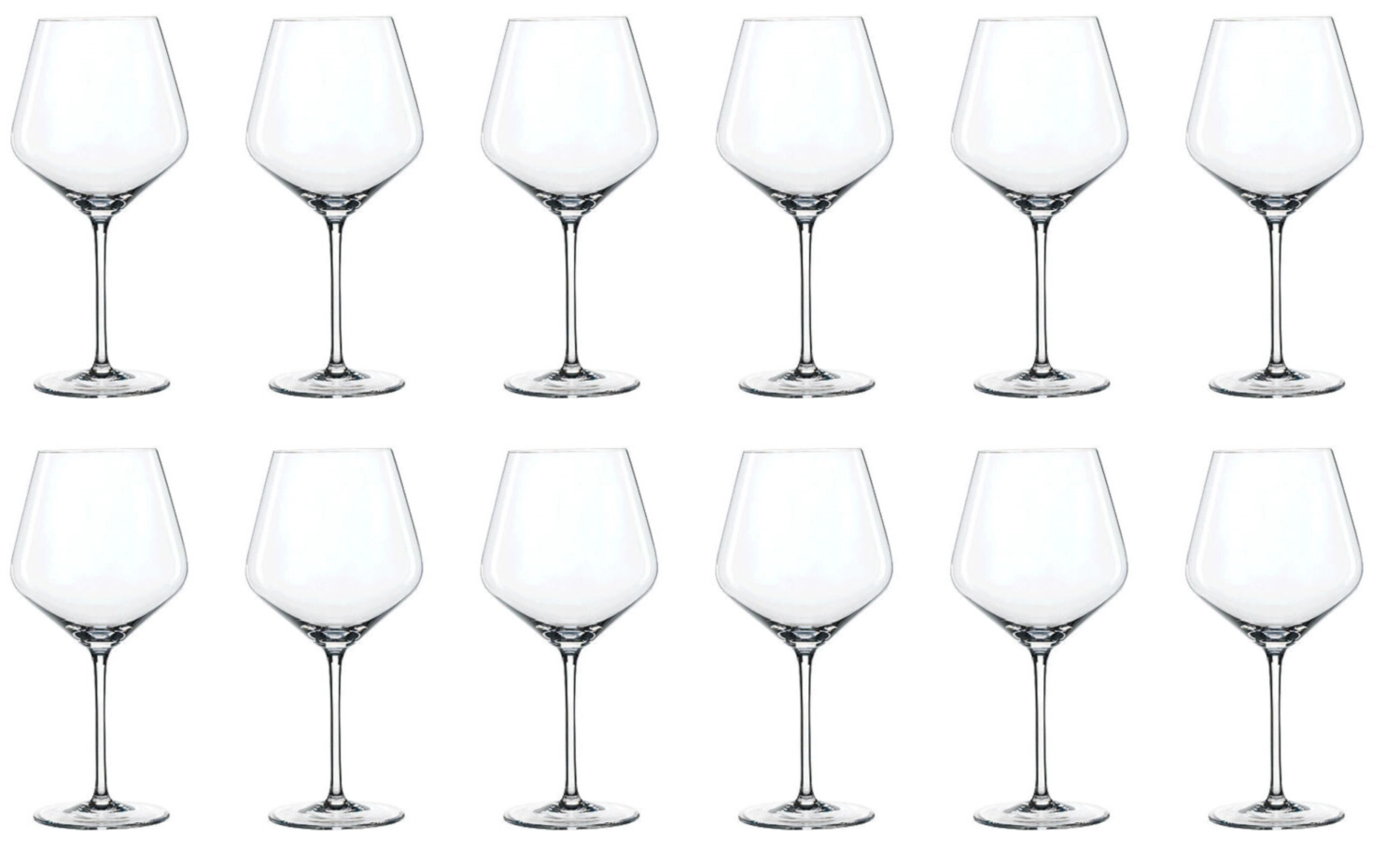 Set de 12 verres à vin Style Bordeaux