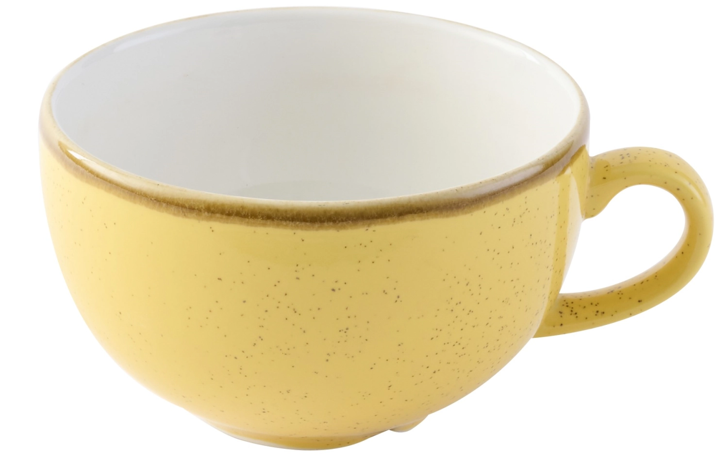 Stonecast Mustard Cappuccino Tasse
