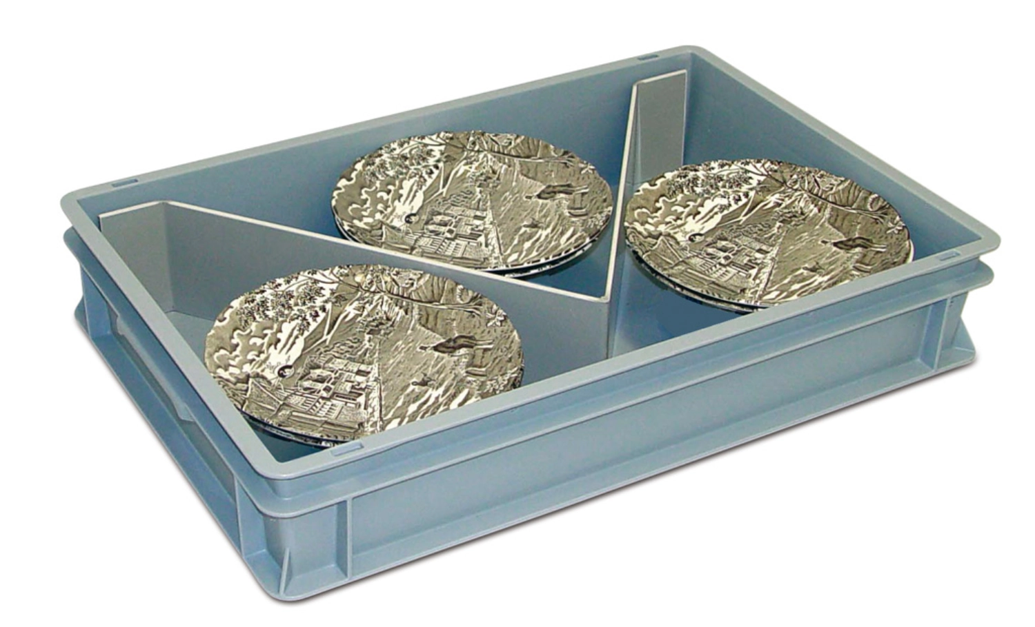 Separation für Tellergrösse Ø 19-21cm, 3 Fächer 210x210mm