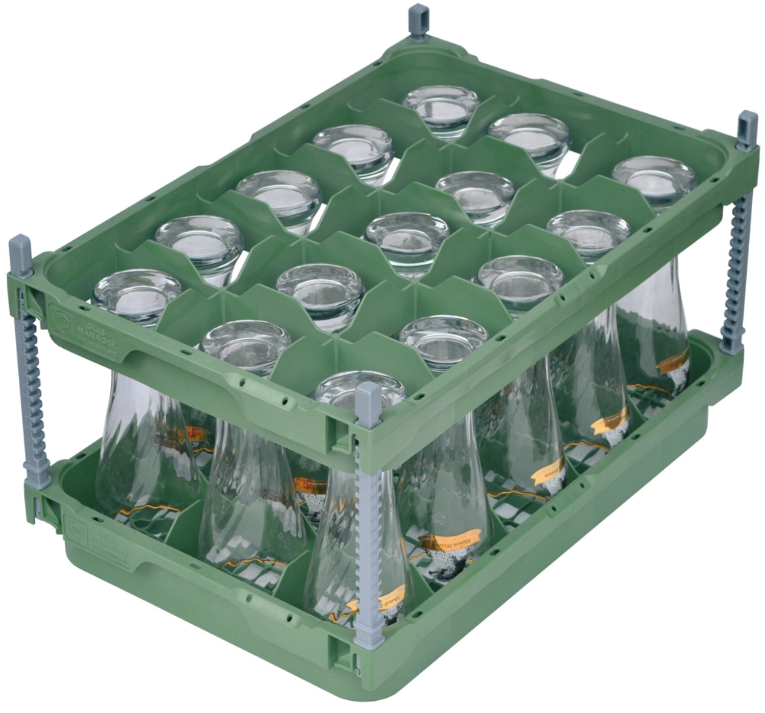 Verre Manager-Set Hauteur du verre