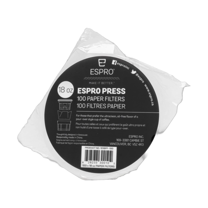 Filtre à café papier pour French Press