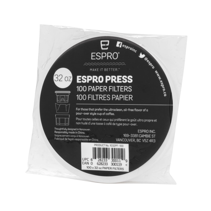 Filtre à café papier pour French Press