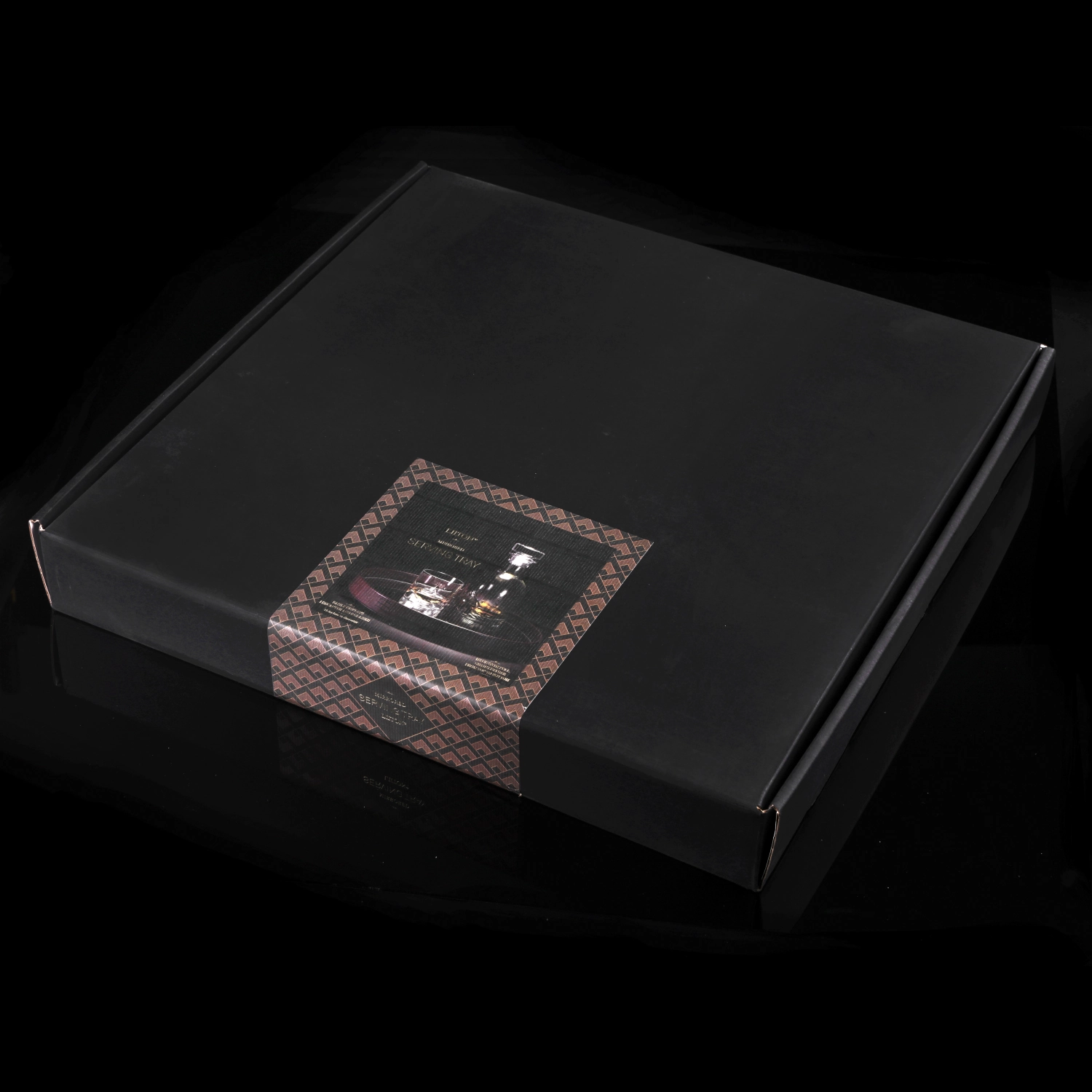 Mirrored Plateau de service miroir