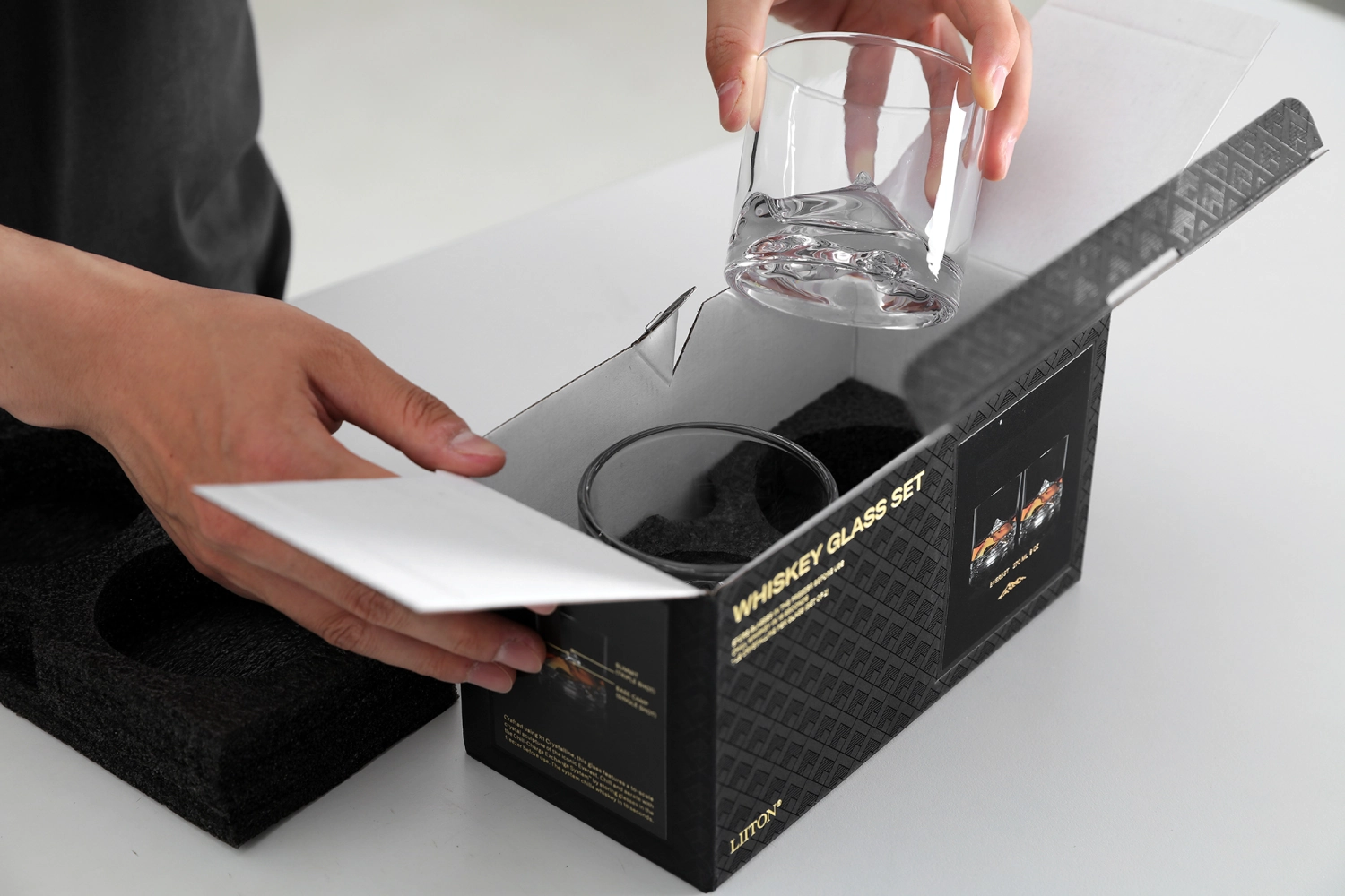 Lot de 2 verres à whisky Everest