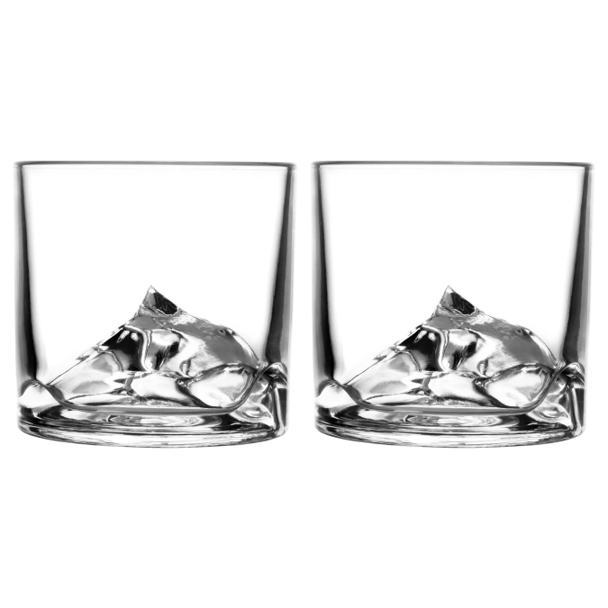 Lot de 2 verres à whisky Everest