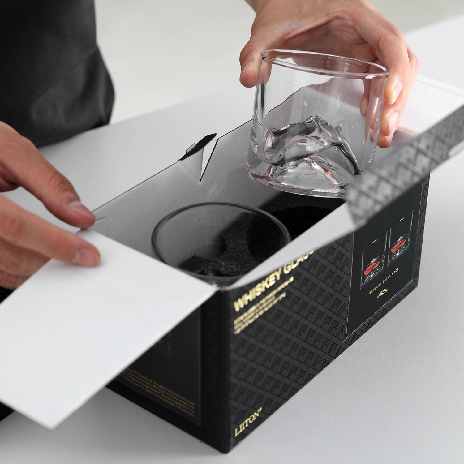 Lot de 2 verres à whisky Denali