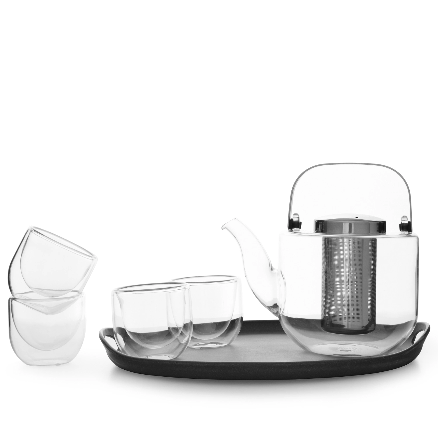 Set de 6 pichets et tasses à thé Bjorn