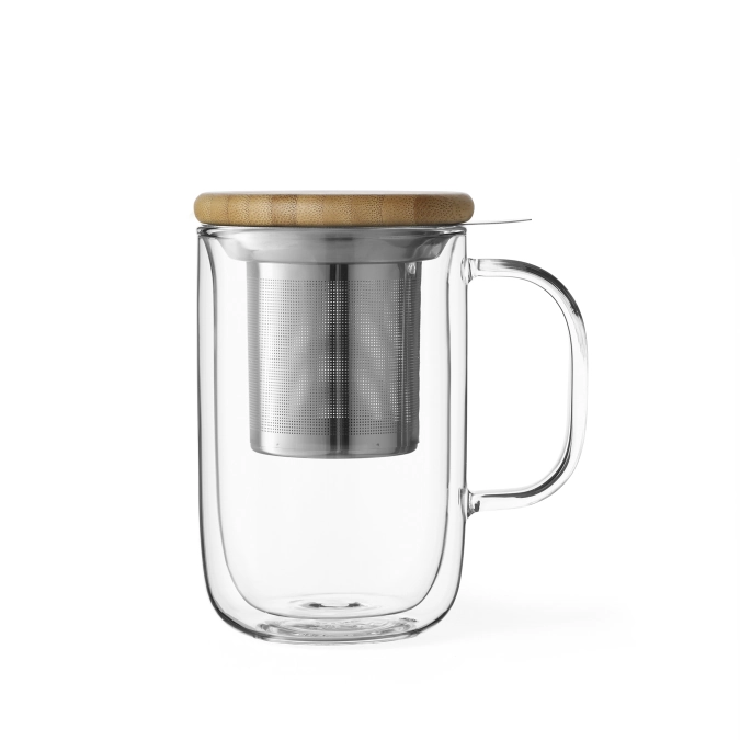 Minima Balanced Tasse doppelwandig mit Infuser
