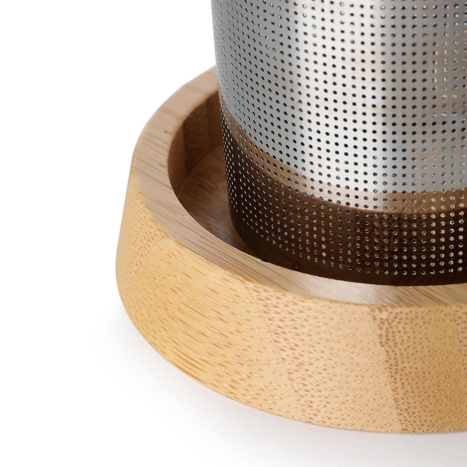 Infusion Pichet à thé avec couvercle en bois