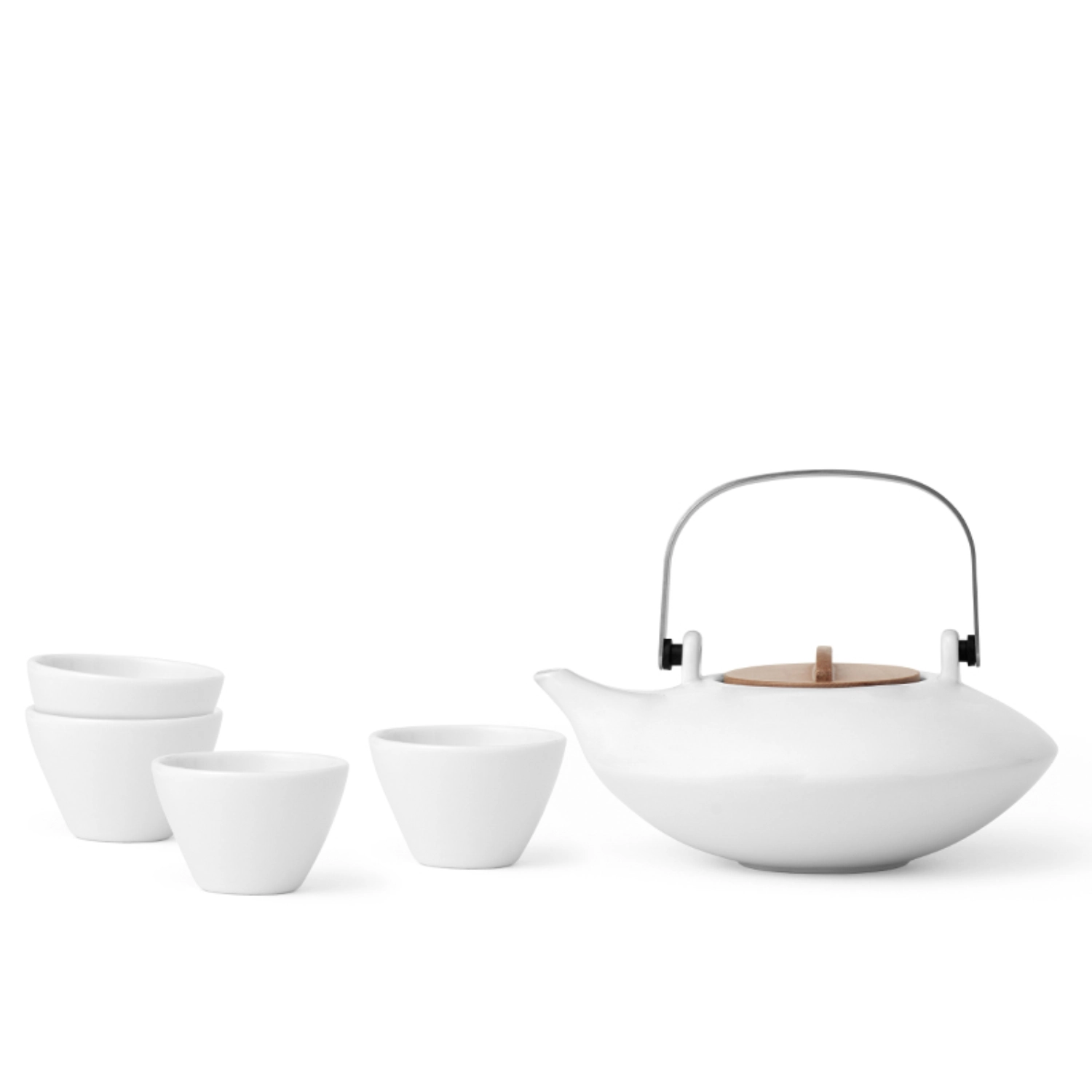 Set de 3 pichets à thé Pure avec tasse