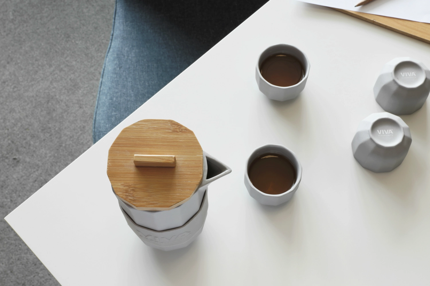 Set de 3 théières Alexander & tasse