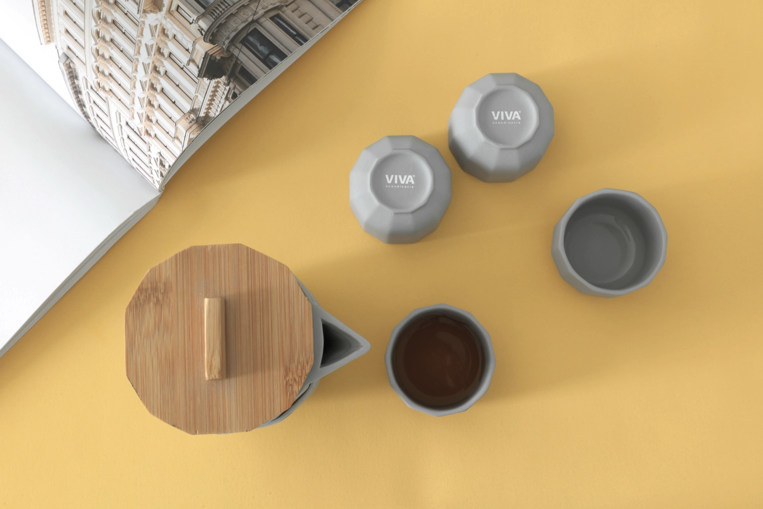 Set de 3 théières Alexander & tasse