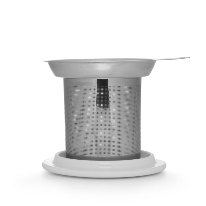 Minima Teesib mit Keramikdeckel weiss