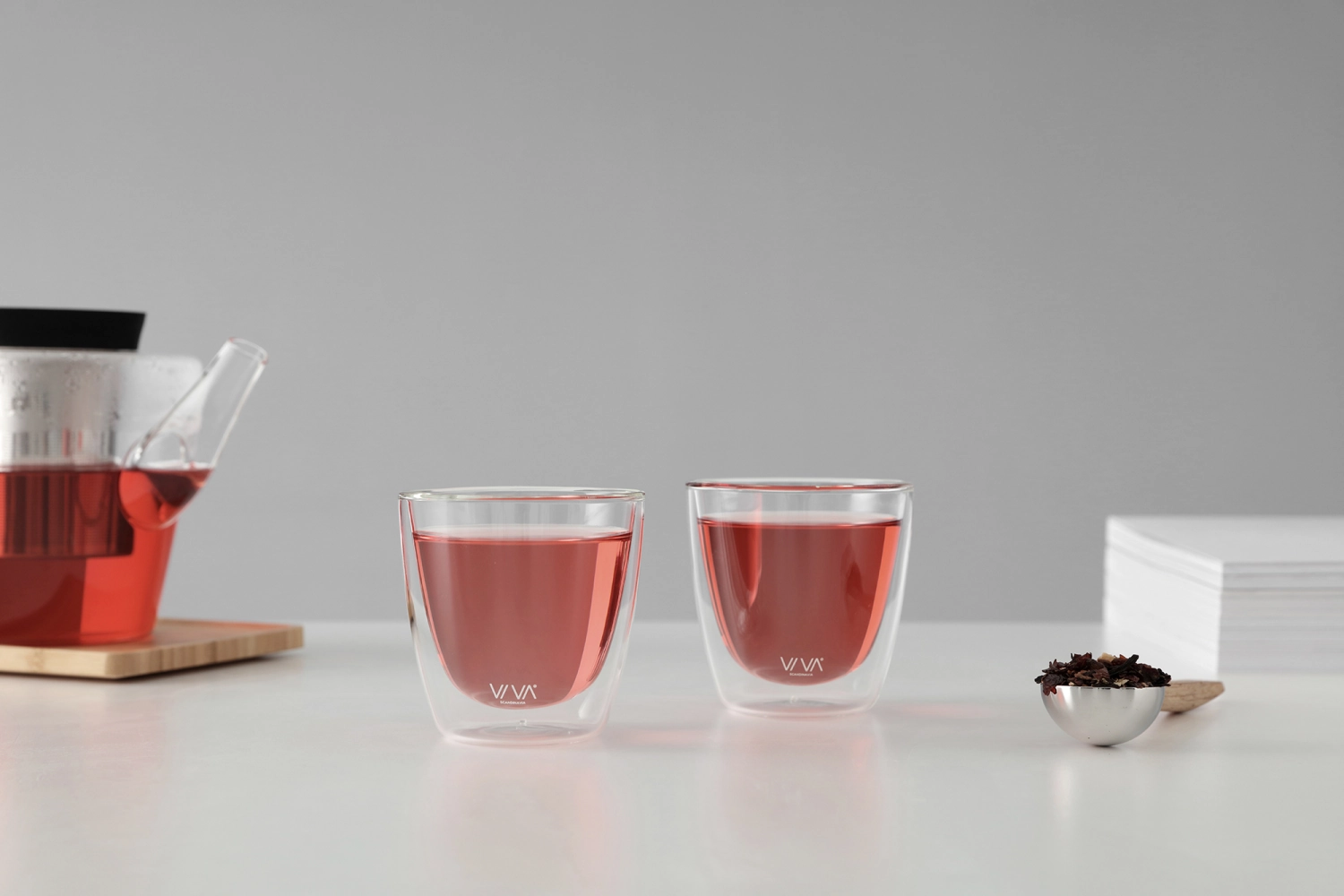 Lot de 2 tasses Lauren double paroi M