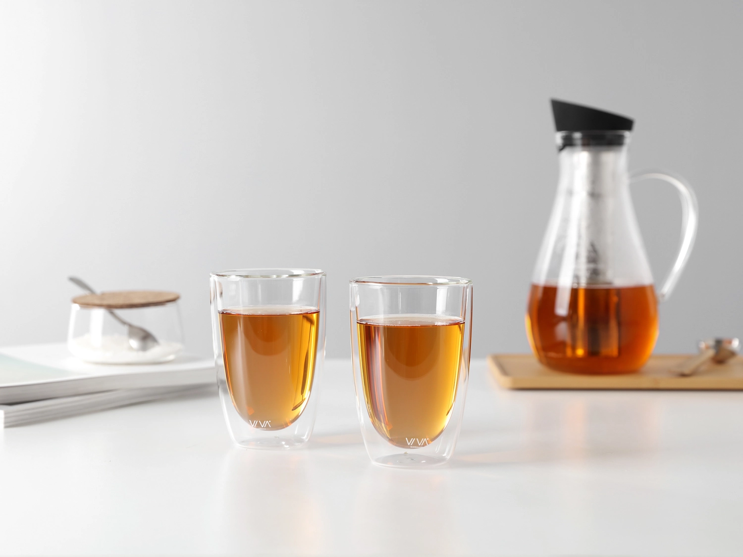 2er Set Lauren Tasse doppelwandig L