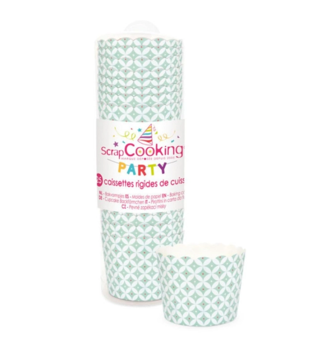 25er Set Muffin Papier-Backförmchen