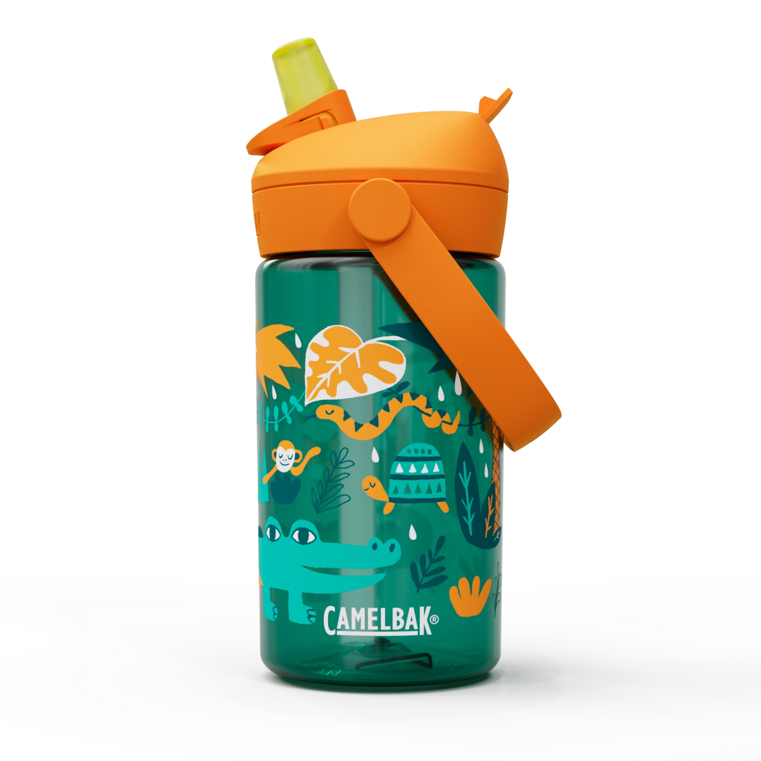 Thrive Flip Straw Kids animaux de la jungle