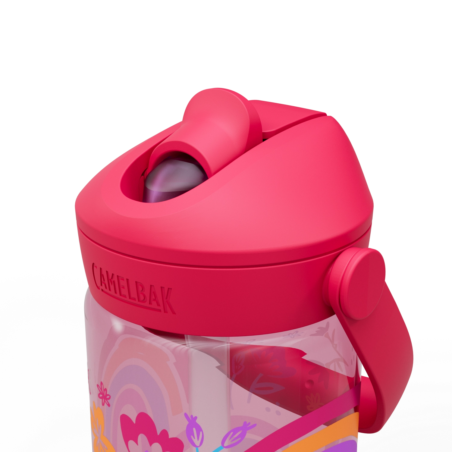 Thrive Flip Straw Kids arc-en-ciel floral