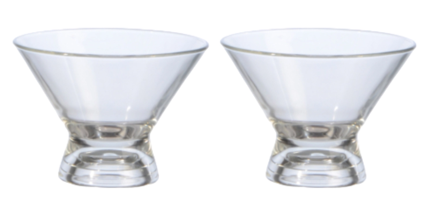 2er Set Coupeschale glatt
