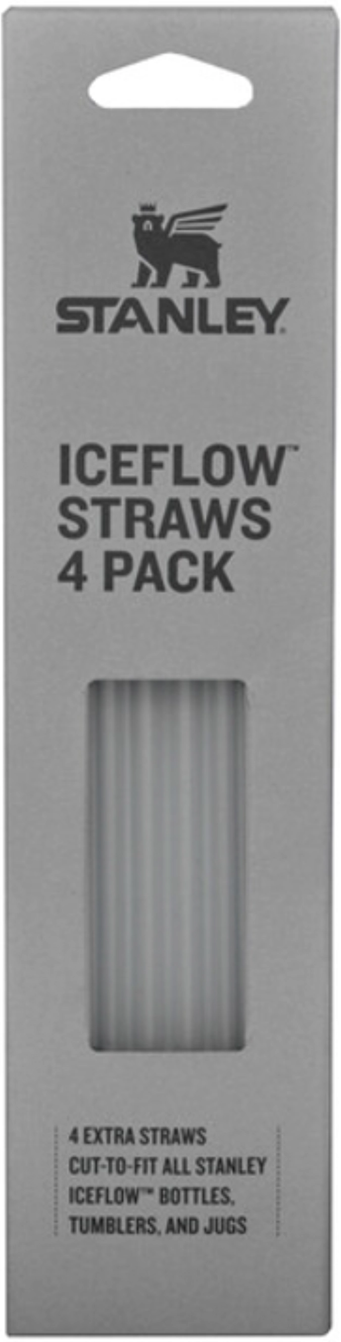 5er Set IceFlow Flip Ersatz Strohhalme mit Bürste