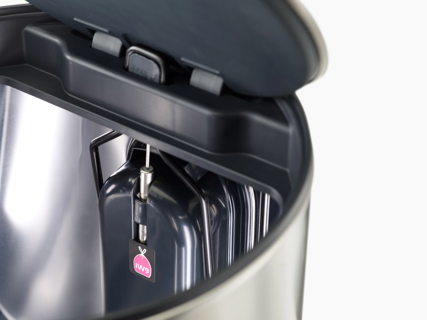 Seau à pédale Arc avec poche intérieure