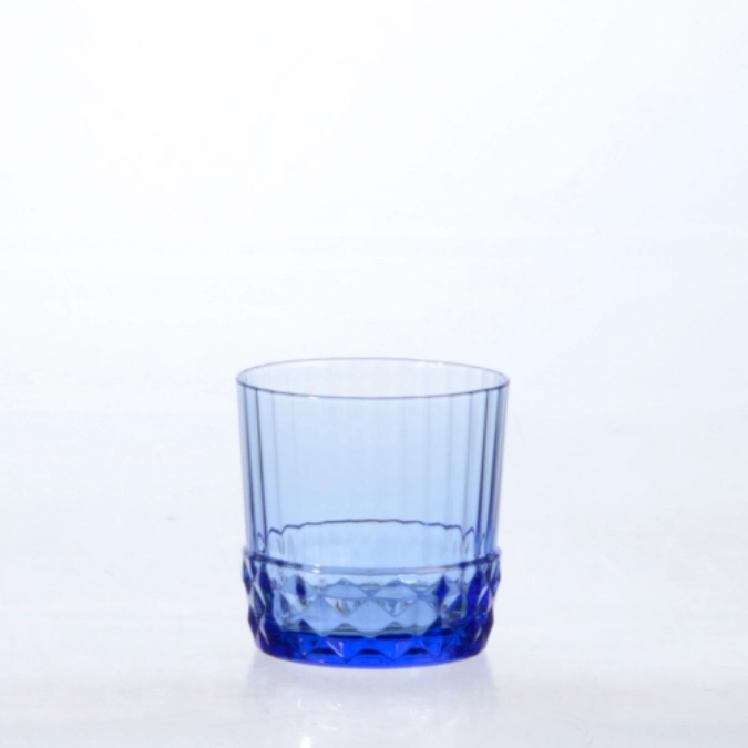 6er Set America Whiskybecher 20s blau 30cl