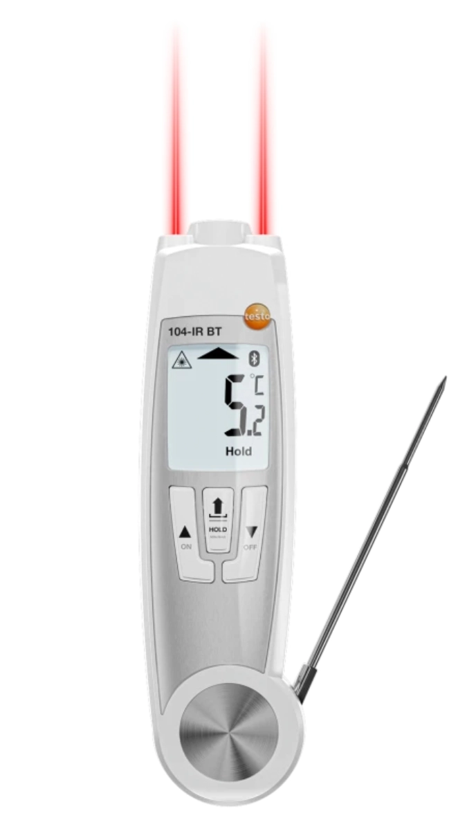 Infrarot- und Einstech-Thermometer 104-IR BT