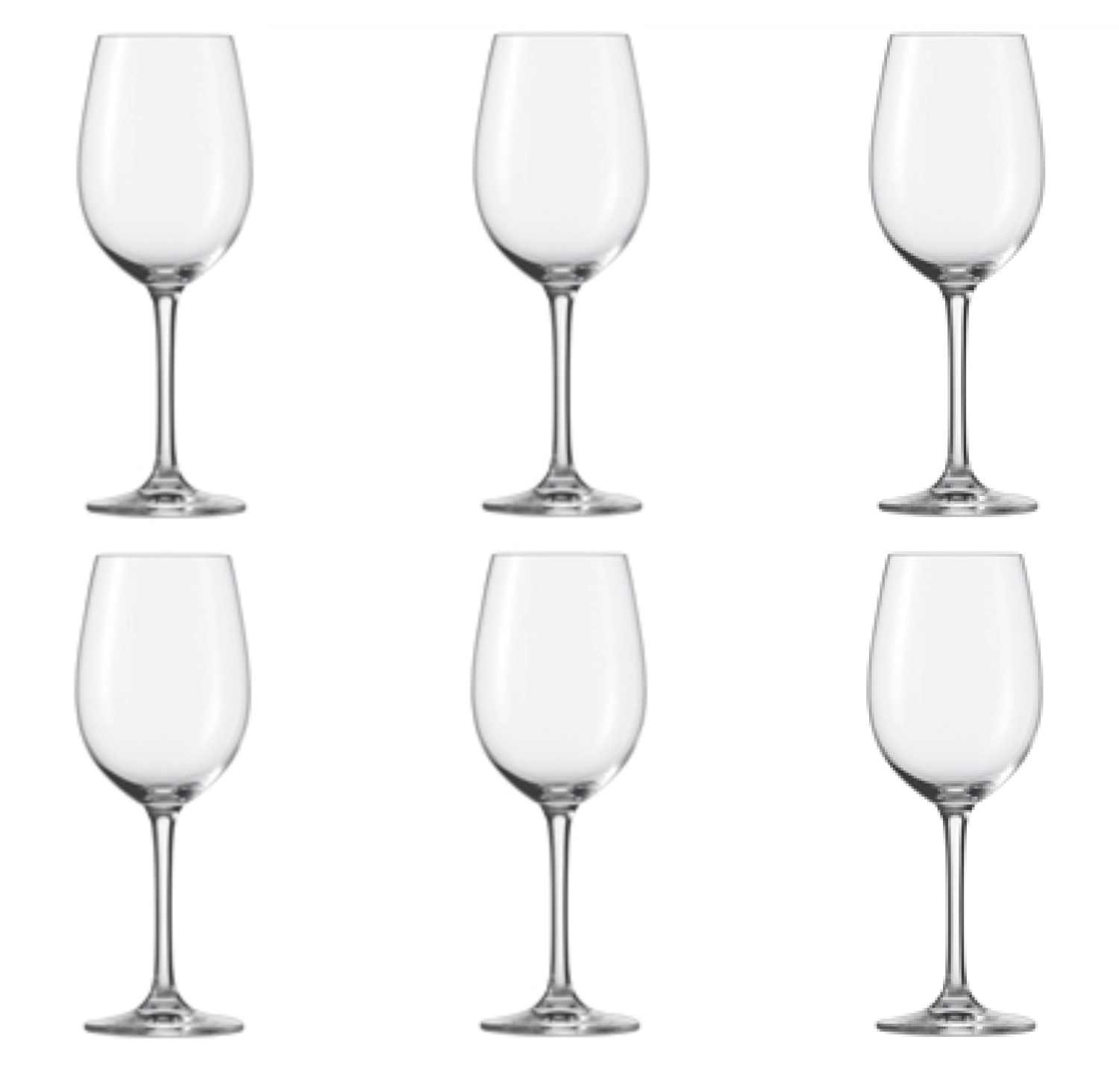 Set de 6 verres à vin/eau Classico/Ever 1