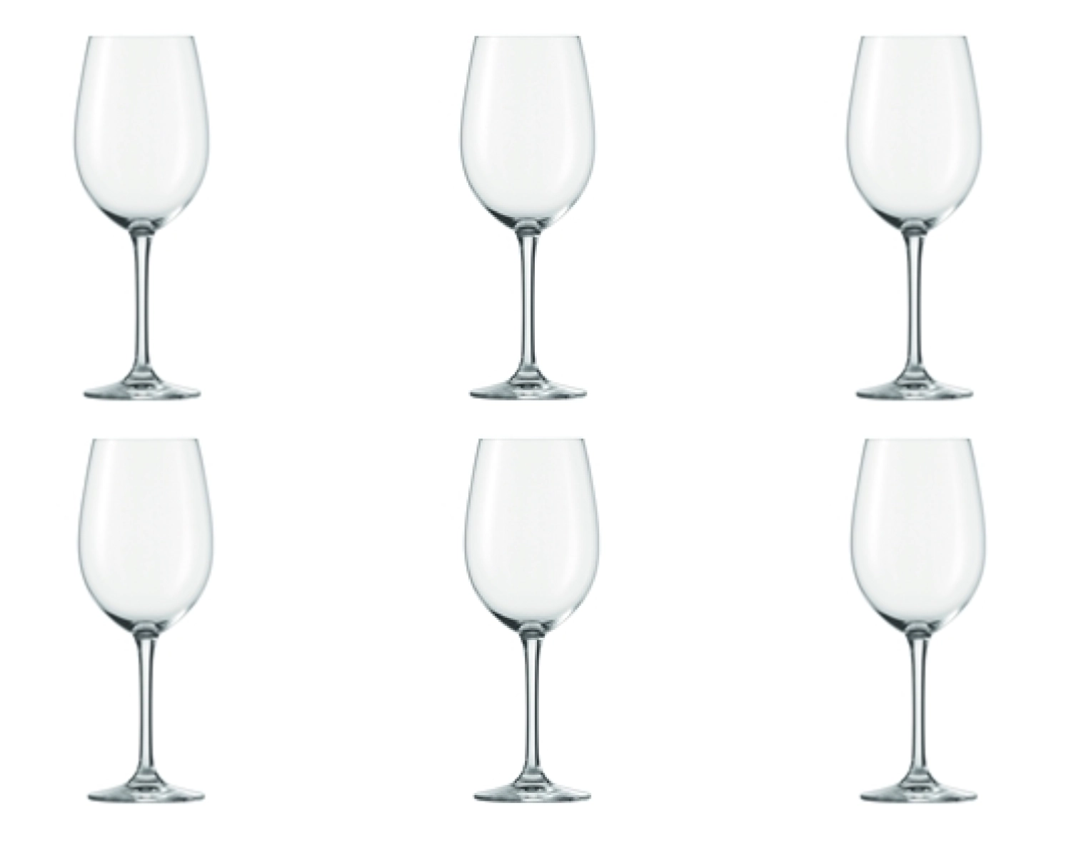 Set de 6 Classico/Ever 130 coupes à bordeaux