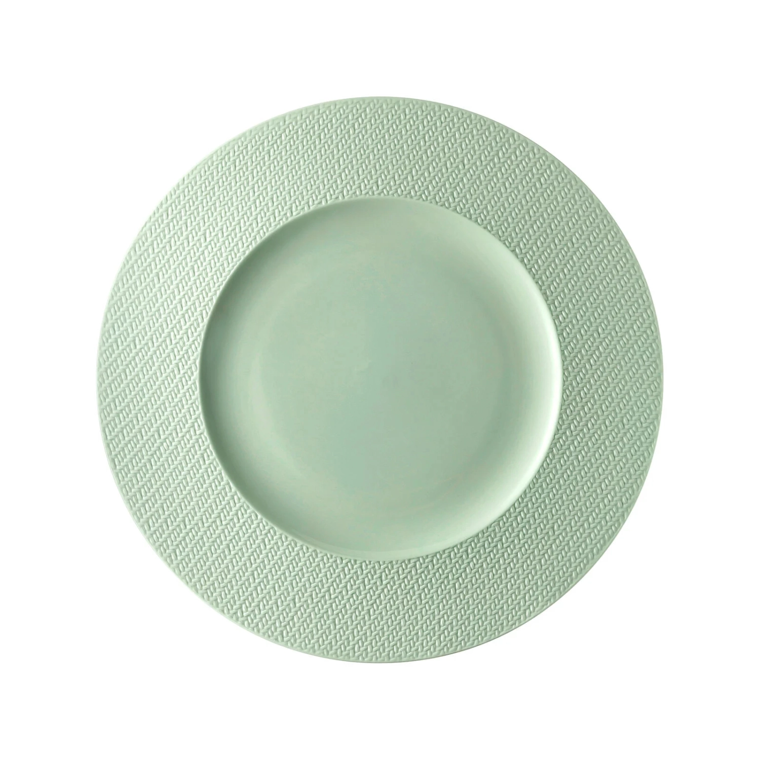 Kumi Mint tone assiette plate avec drapeau