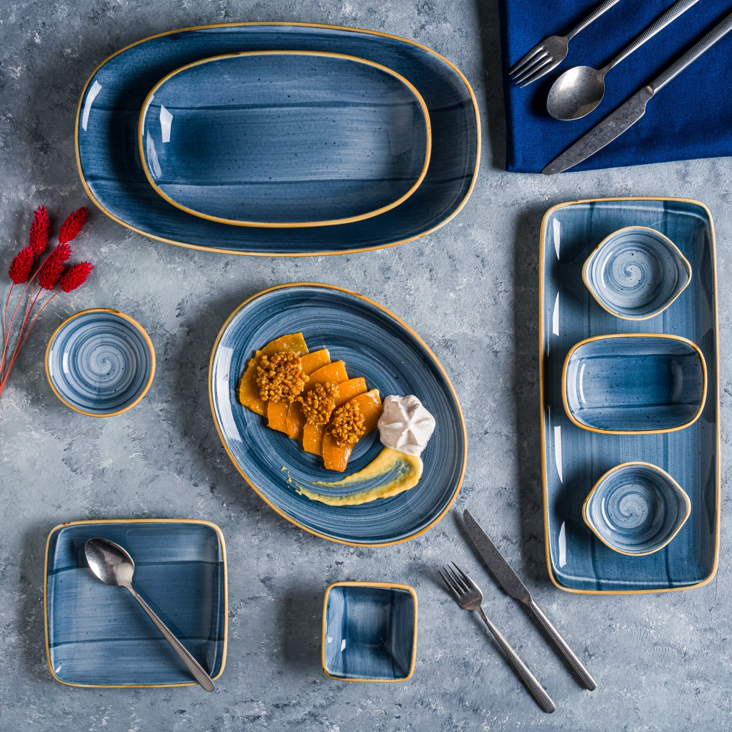 Aura Dusk Rita Schale mit Fuss