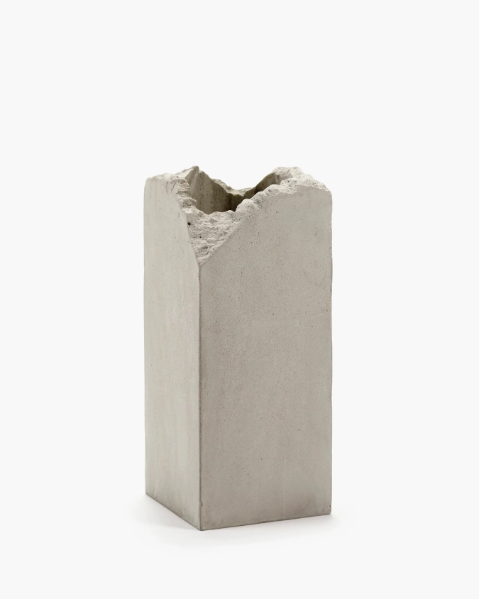 Broquaine Vase S Concrete
