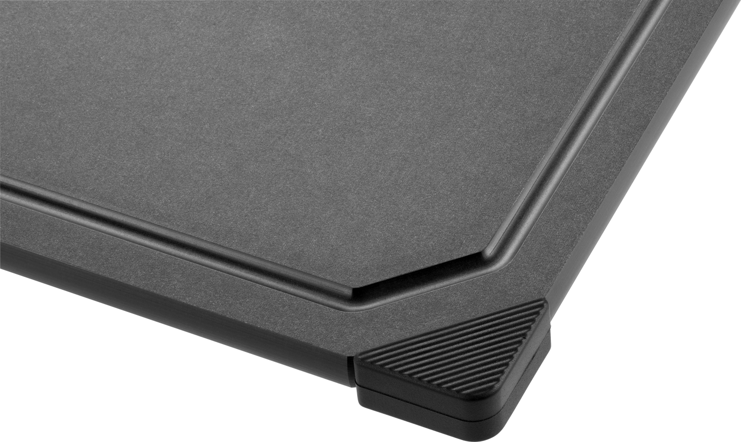 Planche à découper en fibre de bois noir M