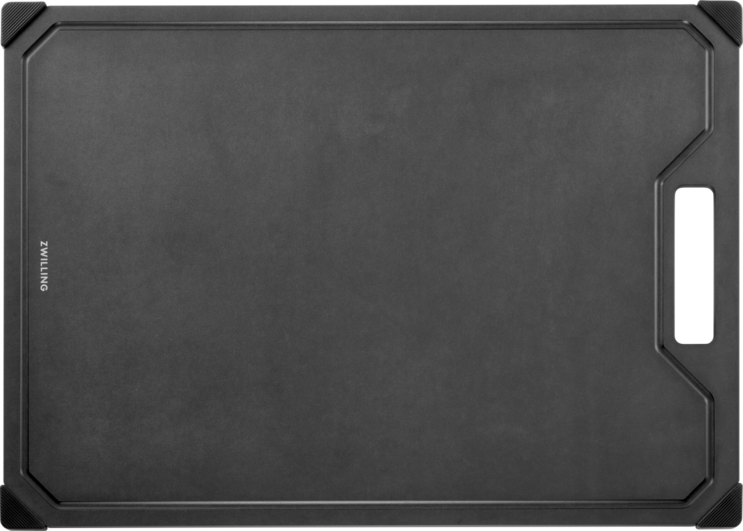 Planche à découper en fibre de bois Noir L